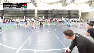 68 lbs Rr Rnd 6 - Christian Cartella, Kingsway K-3 vs Nickson Collings, Wrecking Crew Wrestling Academy