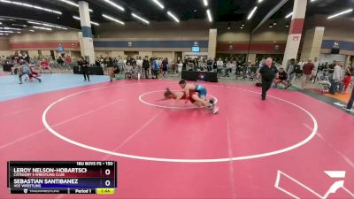 150 lbs Cons. Round 4 - Leroy Nelson-Hobartsch, Category 5 Wrestling Club vs Sebastian Santibanez, 4oz Wrestling