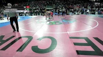 4A 157 lbs Semifinal - Ty Cobb, Weiser vs Logan Marshall, Snake River