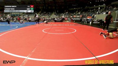 89 lbs Consi Of 8 #2 - Carson Smith, F-5 Grappling vs Logan Tuck, Hawkeye Wrestling Academy