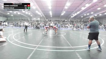 120 lbs Quarterfinal - Danika Castrejon, 5forty Lady Brawlers vs Mariah Mills, Evil Empire