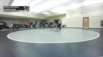 120lbs Cons. Round 2 - Makenna Ochoa, Liberty (Girls) vs Meagan Mclaughlin, Squalicum (Girls)