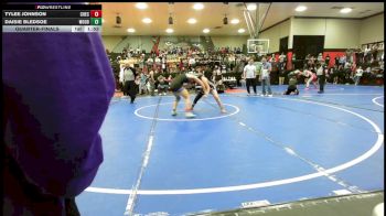 145 lbs Quarterfinal - Tylee Johnson, Checotah vs Daisie Bledsoe, Woodland Girls