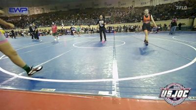 175 lbs Semifinal - Ashlee Motes, Cowboy Wrestling Club vs Jaeda Blackeagle, Clinton Youth Wrestling