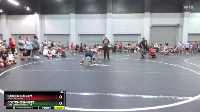 84 lbs Finals (2 Team) - Cayden Bagley, Full Circle vs Colton Bennett, Lake Gibson Braves