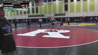 141 lbs Round Of 32 - Tahir Parkins, Rutgers-Unattached vs Kaden Allen, Naval Academy Prep School