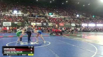 G - 120 lbs Champ. Round 1 - Haven Meyer, Billings Skyview Girls vs Temree Payne-taylor, Glacier (Kalispell) Girls