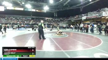 132 lbs Semifinal - Ezra Clemens, Fruitland vs Austin Kelly, Wasatch