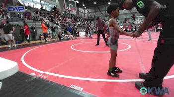 60 lbs Consolation - Trenton Shoptese, Newkirk Takedown Club vs Nasir Ashforsd, Tulsa North Mabee Stampede