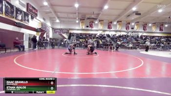 157 lbs Cons. Round 2 - Ethan Avalos, Cathedral City vs Isaac Granillo, Palm Desert
