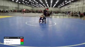 55 lbs Consolation - Chase Courter, Simmons Academy Wrestling Saw vs Seth Glover, Vian Youth Wrestling