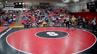 172 lbs 3rd Place Match - Elijah Miller, Greensburg Salem Hs vs Blake Schepis, West Allegheny Hs