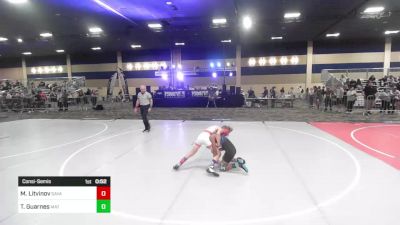 78 lbs Consolation - Maxim Litvinov, Savage House WC vs Tristan Guarnes, Mat Demon WC