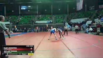152 lbs Cons. Semi - Skylar Thomas, Oak Mountain vs CLAY JOHNSTON, Vestavia Hills
