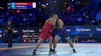 130 kg 1/8 Final - Aliakbar Yousofiahmadchali, Iran vs David Ovasapyan, Armenia