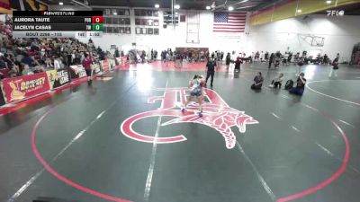 115 lbs Cons. Semi - Aurora Taute, Portola vs Jacelyn Casas, Threshold WC