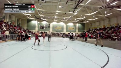 134 lbs Cons. Round 2 - Joshua Guzman, Kearny vs Jorge Be Carillo, Calexico