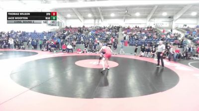 144 lbs Cons. Round 2 - Thomas Wilson, Springville vs Jace Wootton, Westlake
