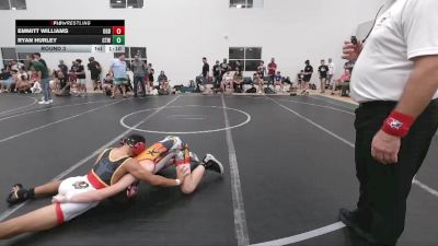110 lbs Round 3 - Emmitt Williams, Ohio Gold Black vs Ryan Hurley, CTWHALE
