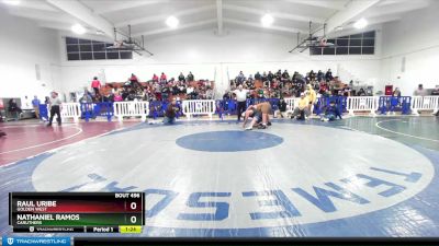 285 lbs Champ. Round 2 - Nathaniel Ramos, Caruthers vs Raul Uribe, Golden West