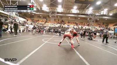 138 lbs Consi Of 4 - Nathan Butler, Lions Wrestling Academy vs Jacob Nicholls, HURRICANE WRESTLING ACADEMY