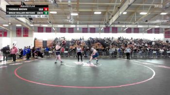 285 lbs Semifinal - Thomas Brown, Chelmsford vs Brian Waller-Reitano, Central Catholic