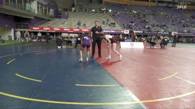 124 lbs 2nd Wrestleback (16 Team) - Jacey Kuntz, Schreiner University vs Megan Edwards, Elmira College