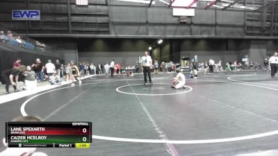 73 lbs Semifinal - Lane Spexarth, Brawlers vs Caizer McElroy, Garden City