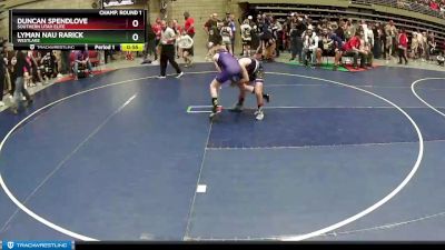 97 lbs Champ. Round 1 - Duncan Spendlove, Southern Utah Elite vs Lyman Nau Rarick, WESTLAKE