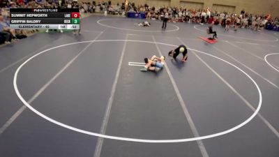 Elementary - 135 lbs Kellan Colford, Becker vs Kayden Brewer, Lakeville