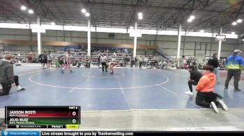 132 lbs Cons. Round 6 - Jaxson Rosti, New Plymouth vs Jojo Ruiz, Buhl Middle School