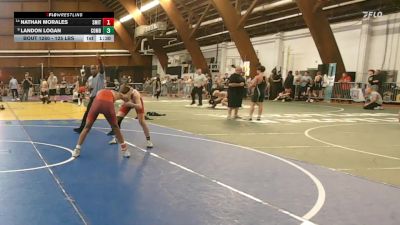 125 lbs Consi Of 8 #2 - Nathan Morales, Smitty's Barn vs Landon Logan, Combat Athletics