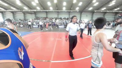 123 lbs Quarterfinal - Andrew Salgado, ReZults Wrestling vs Jacob Maestas, Top Rank Hammers