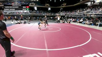 6A 100 lbs Champ. Round 1 - Katelynn Dockery, Bryan vs Audrey Moore, Keller