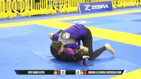 Adriana Alejandra Contreras Cabr vs Katie Marie Kloth 2025 Pan IBJJF Jiu-Jitsu No-Gi Championship