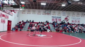 155 lbs 3rd Place Match - Emma McDuffey, Ridgevue vs Natalia Cox, New Plymouth