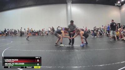 140/10u150 Round 3 - Logan Pazos, 706wrestling vs Nicholas Kelleher, Team Gotcha