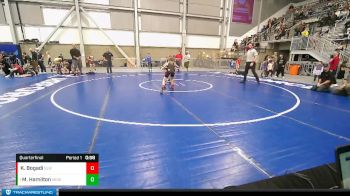 92 lbs Quarterfinal - Mercer Hamilton, Mat Demon WC vs Kaleb Bogadi, Sandpoint Legacy WC