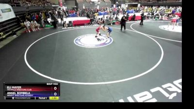 106 lbs Cons. Round 2 - Eli Mayer, Vacaville Wrestling Club vs Angel Bombela, Wright Wrestling Academy