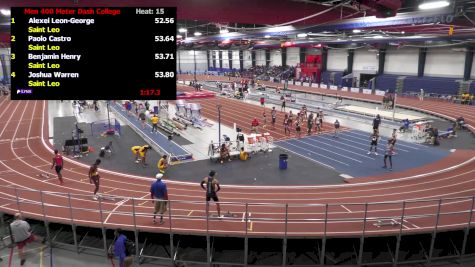 Men's 400m, Finals 16