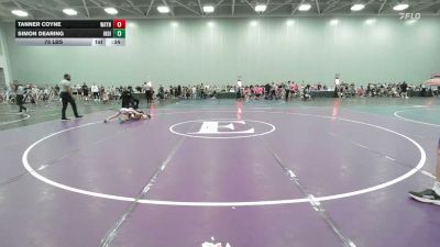 75 lbs Rr Rnd 1 - Tanner Coyne, Wayne Danger - EL vs Simon Dearing, Indiana Outlaws Bronze - EL