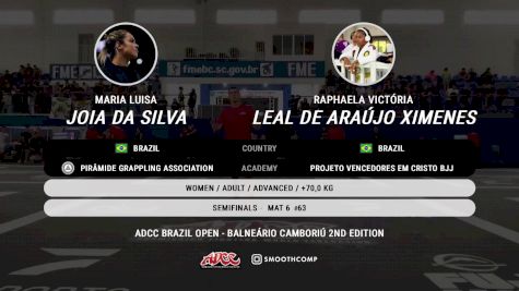 Maria Luisa Joia Da Silva vs Raphaela Victória Leal De Araújo 2024 ADCC Balneario Open