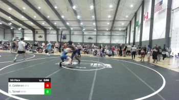 190 lbs 5th Place - Eli Calderon, UP Outlaws vs Logan Torset, Sedro Woolley SteelClaw