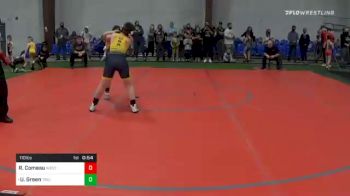 110 lbs Final - Ryan Comeau, West Milford vs Uriah Green, Triumph