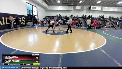 220 lbs Cons. Round 2 - Noe Santana, Centennial vs Mason Arnold, Poway