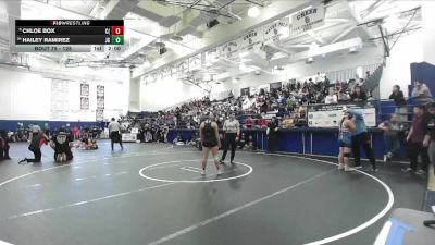 125 lbs Champ. Round 1 - Chloe Box, Canyon (Anaheim) vs Hailey Ramirez, John Glenn