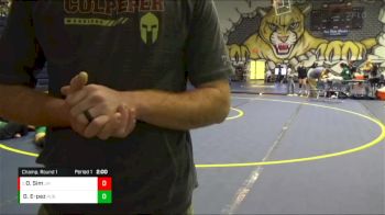 100 lbs Champ. Round 1 - Olivia Sim, James Madison vs Danielle Evan-paz, Robinson