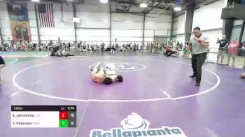 138 lbs Rr Rnd 1 - Anthony Commoms, LAW Jordan Hunt vs Vincent Peterson, Team PANE