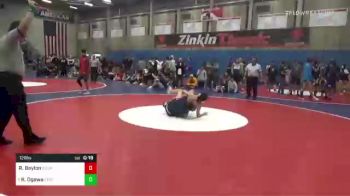 121 lbs 7th Place - Robbie Baylon, Buchanan vs Kekoa Ogawa, Central Catholic