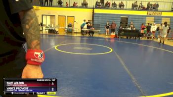 157 lbs Semifinal - Taye Wilson, Pratt Wrestling Club vs Vance Provost, Kansas City Training Center